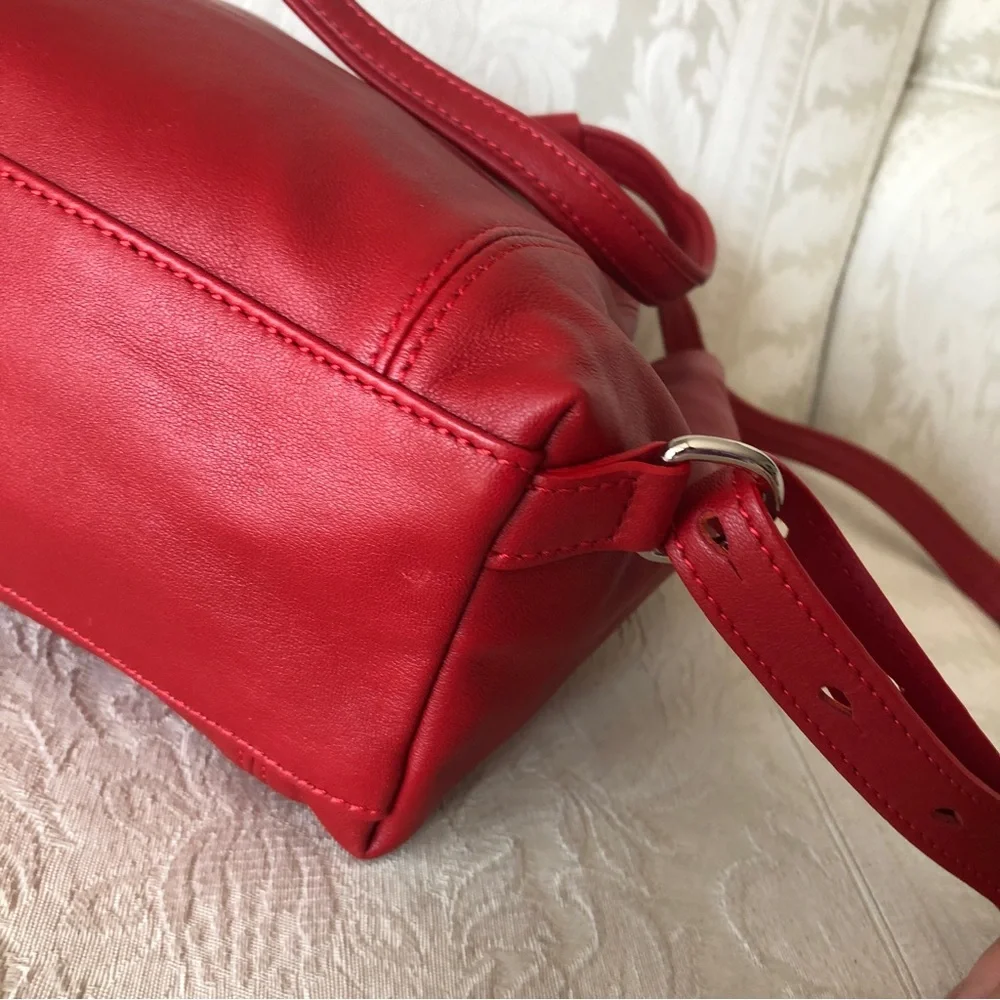 ❤️cutie❤️ lovely LongChamp  Le Pliage Cuir Backpack  extra small soft leather
